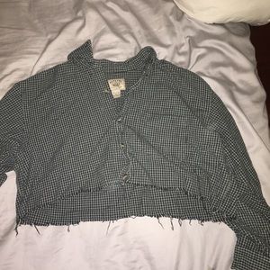 Vintage Cropped Flannel